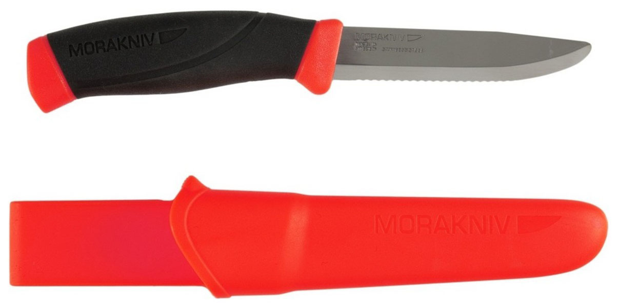 Нож выживания Morakniv Companion F Rescue, red