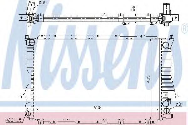 Радиатор Nissens 60459