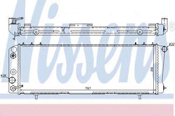

Радиатор Nissens 60986