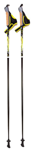 Палки для скандинавской ходьбы Finpole Breeze, черный/желтый, 105 см