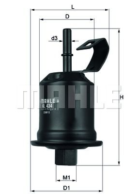 

Фильтр топливный KNECHT KL 434