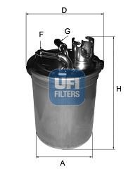 

Фильтр топливный UFI 24.451.00