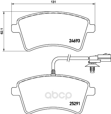 

Комплект тормозных колодок Hella 8DB355016241
