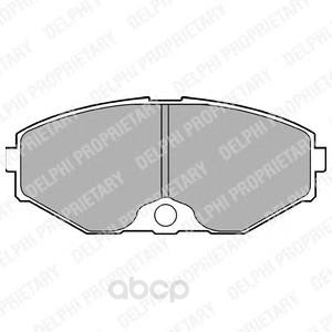 

Тормозные колодки DELPHI дисковые LP1058
