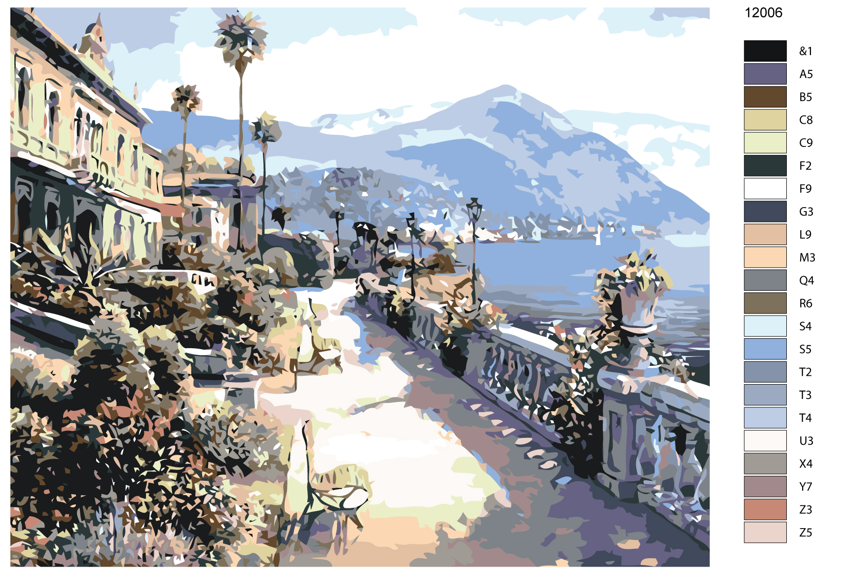 

Картина по номерам, 40 x 50, KTMK-12006, KTMK-12006