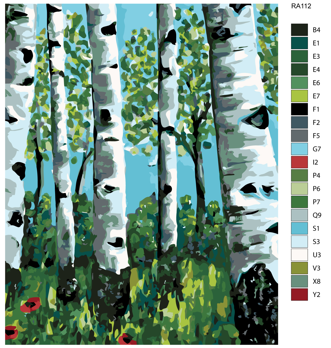 

Картина по номерам, 40 x 50, RA112, RA112