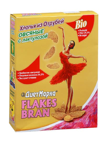 

Хлопья ДиетМарка из отрубей овсяные с лактулозой 150 г