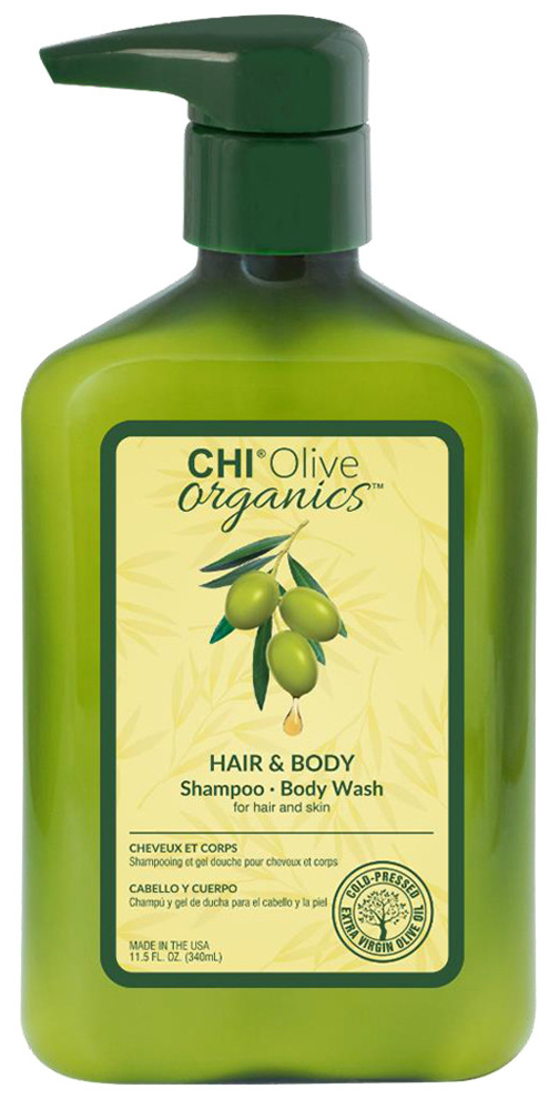 Шампунь CHI OLIVE ORGANICS для волос и тела, 340 мл