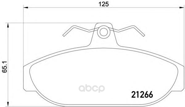 

Колодки тормозные дисковые, комплект Hella 8DB355017-721