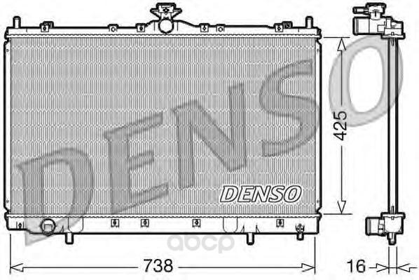 фото Радиатор 738x425 denso drm45012