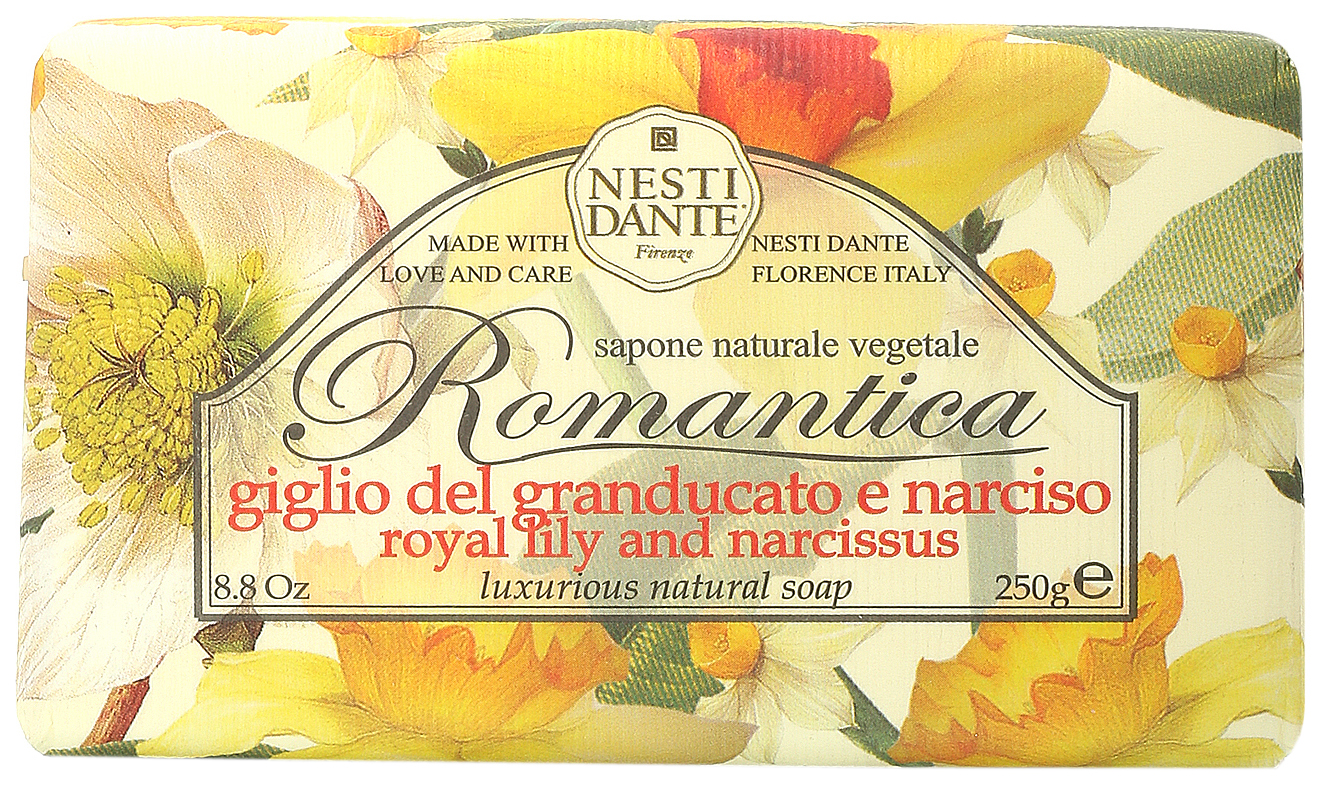 Купить Косметическое мыло Nesti Dante Королевская лилия и нарцисс 250 г