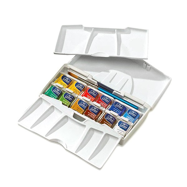 

Акварель Winsor&Newton Cotman Pocket Plus 12 цв, Алый;белый;бронзовый;голубой;желтый;зеленый;коричневый;красный;серый;синий;фиолетовый, Cotman Pocket Plus