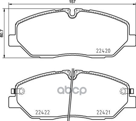 

Комплект тормозных колодок brembo P30090