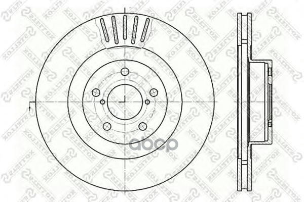 фото Тормозной диск stellox 60204412vsx