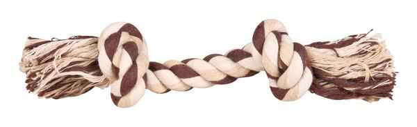 фото Грейфер для собак trixie веревка с узлом, цветная, 28 см