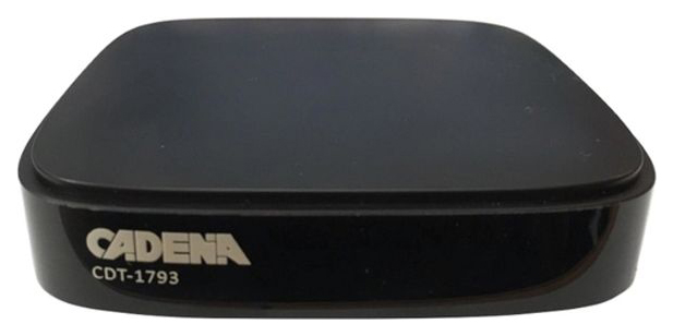 фото Dvb-t2 приставка cadena cdt-1793 black