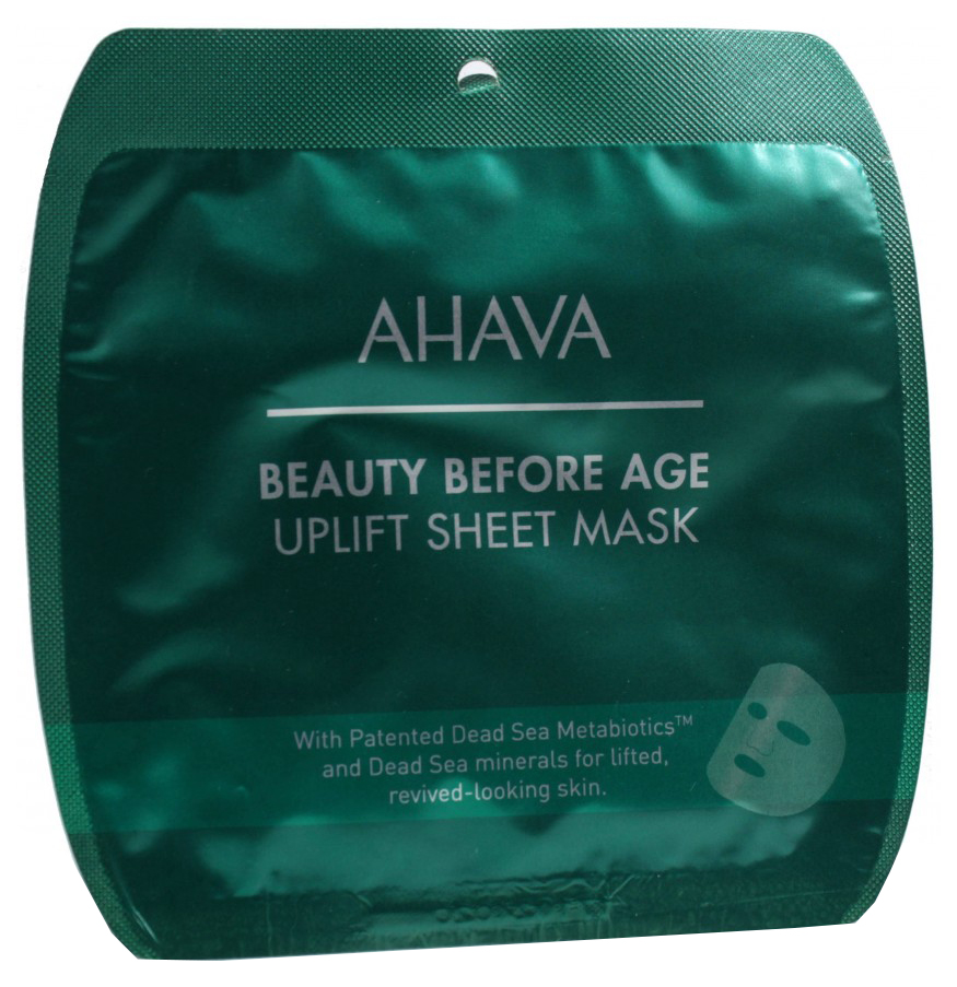 Маска тканевая с подтягивающим эффектом для лица Ahava Beauty Before Age 1 шт крем для лица ahava beauty before age uplifting night cream 50 мл