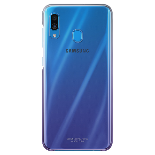 Чехол (клип-кейс) Samsung для Samsung Galaxy A30 Gradation Cover фиолетовый EF-AA305CVEGRU