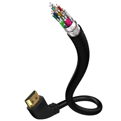 фото Видео кабель deluxe ii hdmi 2.0 angled 0,8м eagle cable