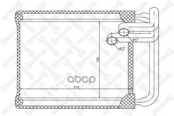 фото Радиатор печки stellox 1035147sx