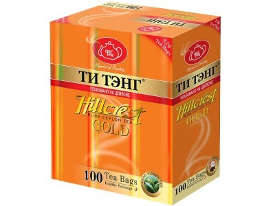 

Чай черный в пакетиках для чашки Ти Тэнг Hillcrest Gold 100*2.5 г