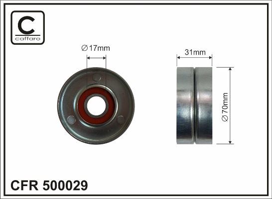 фото Натяжной ролик caffaro 500029