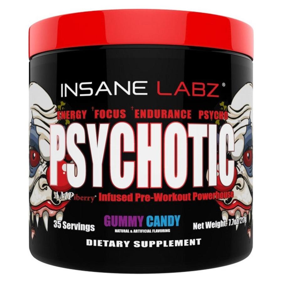 фото Insane labz psychotic 221 г (вкус: gummy candy)