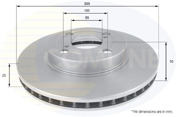 фото Тормозной диск comline adc01117v