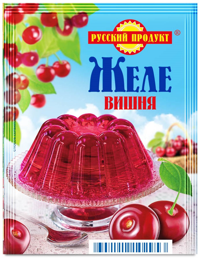Желе быстрого приготовления Русский продукт вишня 50 г