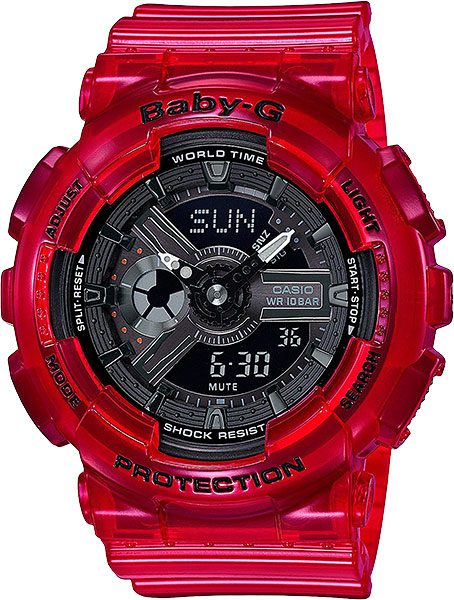 фото Наручные часы кварцевые женские casio baby-g ba-110cr-4a