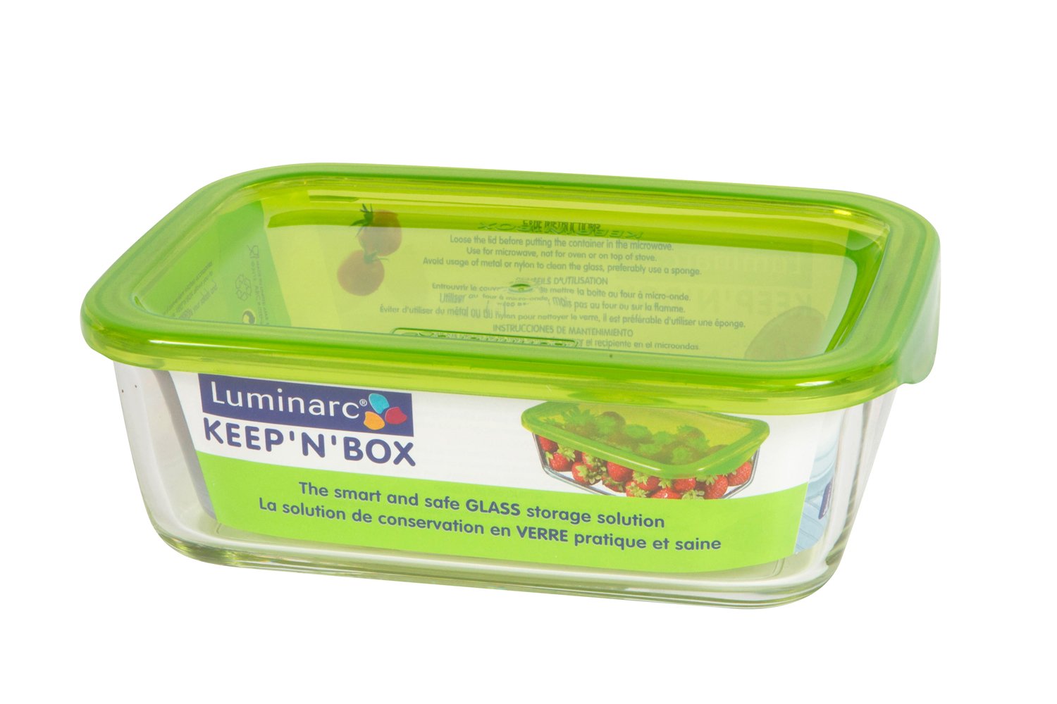 

Контейнер Luminarc Keepn 0.76л прозрачный (G8412/G3254), Зеленый;прозрачный