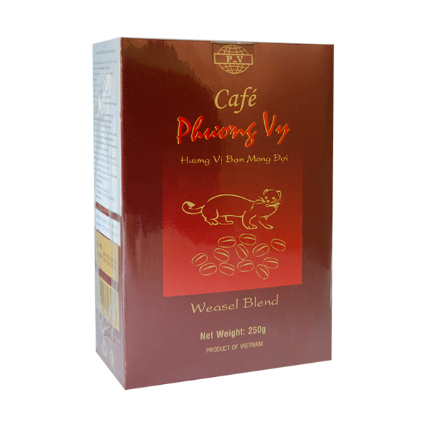 Кофе вьетнамский молотый Phuong Vy Ласка-ЧОН, 250 г