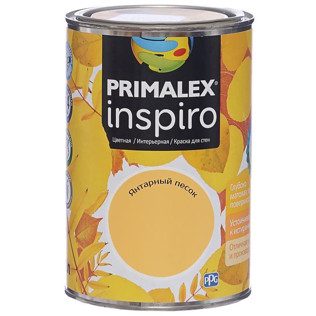 

Краска Primalex Inspiro, янтарный песок, 1 л, Inspiro