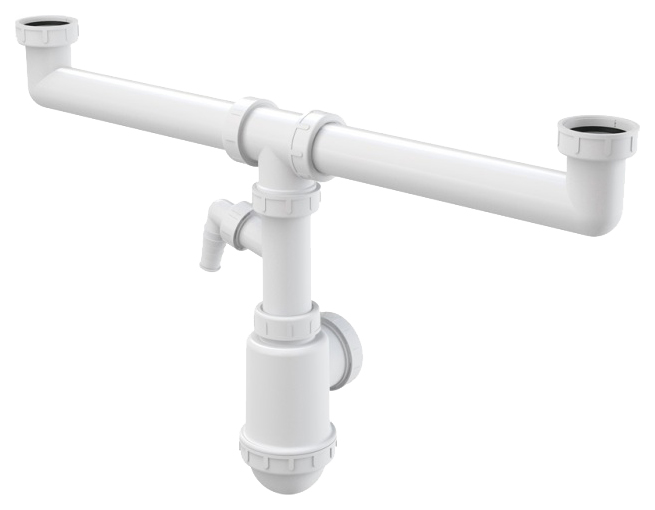 

Сифон для кухонной мойки AlcaPlast A448PPR,50/40