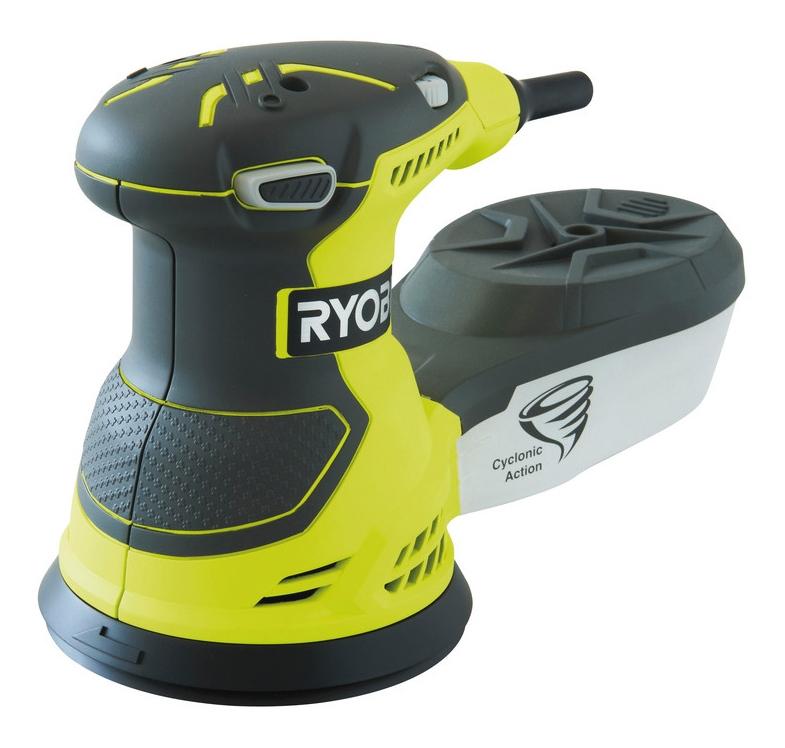 Сетевая эксцентриковая шлифовальная машина Ryobi ROS300 5133001144 блок с липким краем 76 мм х 76 мм 80 листов флуоресцентный желтый