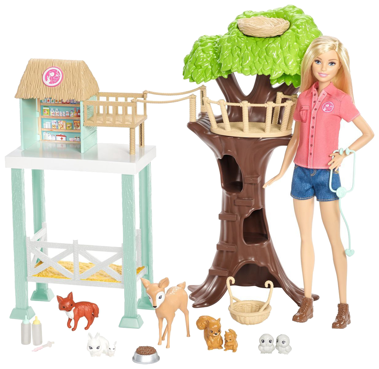 

Куклы Barbie спасатель животных FCP78