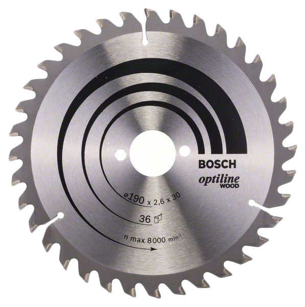 фото Пильный диск bosch 190х30мм 2608640616