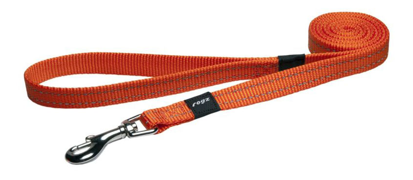 

Поводок удлиненный для собак Rogz Utility M-16мм 1,8 м, Оранжевый HLL11D, Utility
