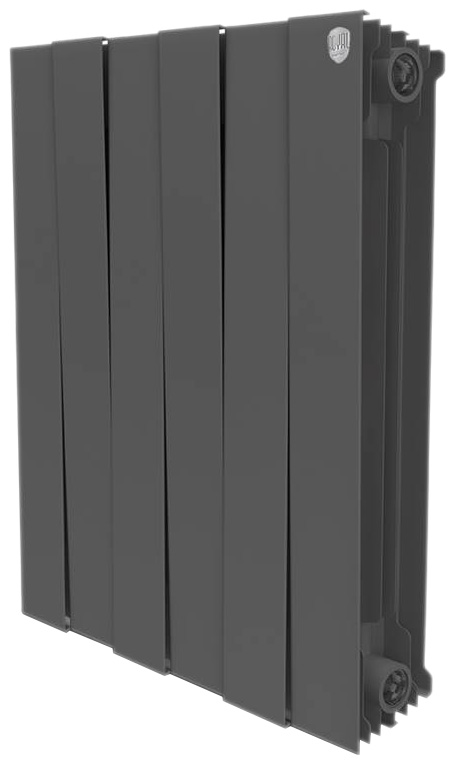 

Биметаллический радиатор Royal Thermo PianoForte 500 6 секций черный, PianoForte 500