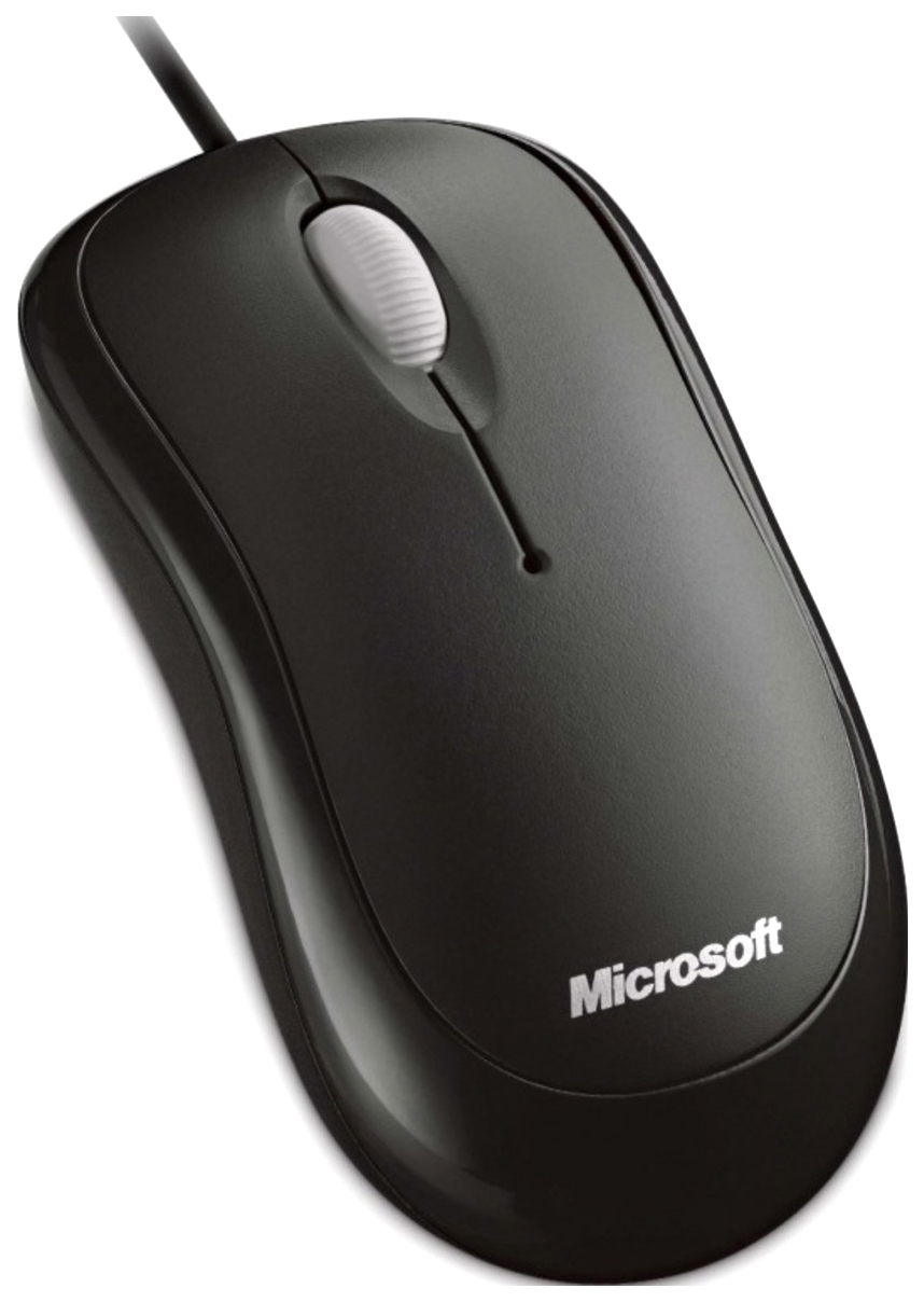 фото Проводная мышка microsoft p58-00059 white/black