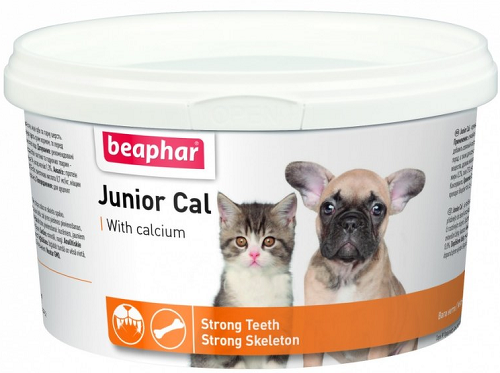 Минеральная смесь для котят и щенков Beaphar Junior Cal, 200 г