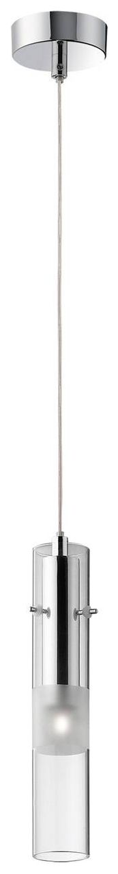 

Светильник подвесной Ideal Lux Bar SP1 H25 28Вт G9 2700К 230В IP20 Хром Прозрачный 089614, bar SP1