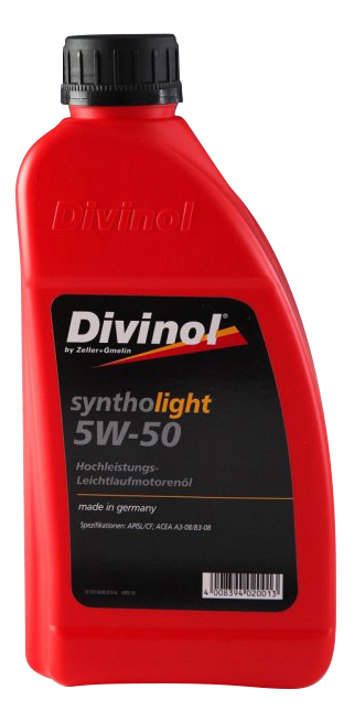 Моторное масло Divinol Syntholight 5W50 1л