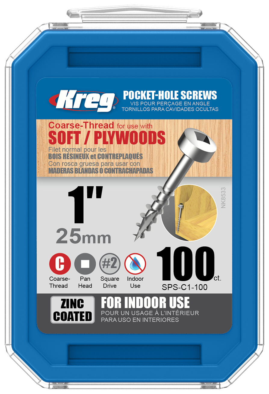 

KregSPS-C1-1001" , Pan-Head, 100 шт, 1' , Pan-Head, 100 шт