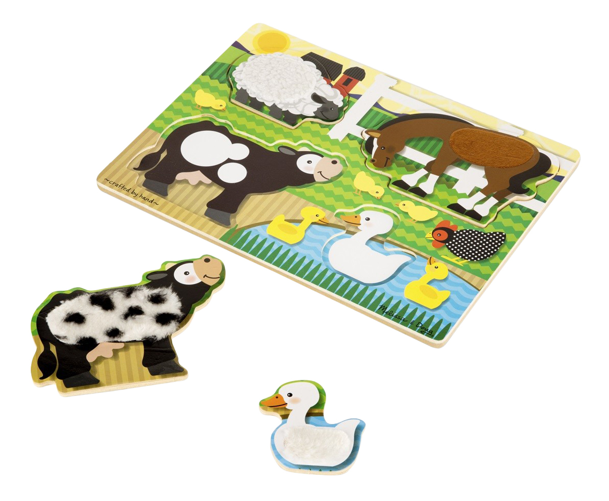

Пазл Melissa & Doug 6 деталей, Мои первые пазлы. Ферма