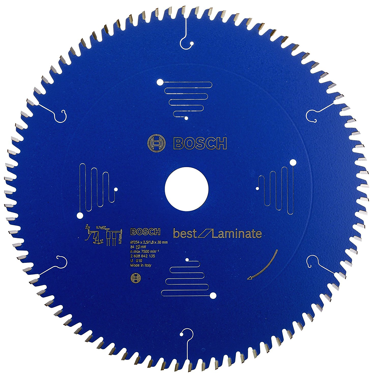 

Пильный диск по дереву Bosch BST LF 254x30-84T 2608642135, best for Laminate 254x30-84T (2608642135)