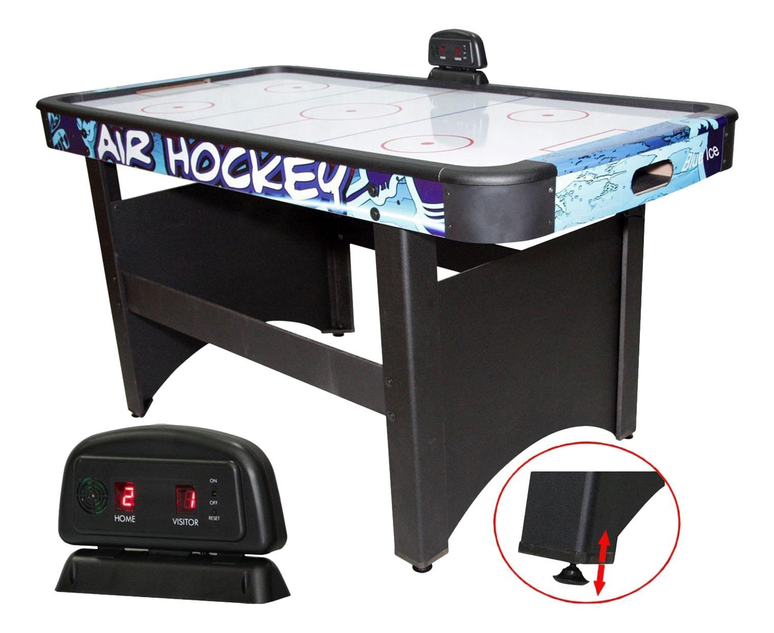 

Настольный аэрохоккей DFC Blue Ice Pro black/blue, Blue Ice Pro