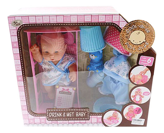 Интерактивная кукла с кроваткой и аксессуарами звук 6625-4B, Кукла Shantou Gepai с кроваткой и аксессуарами звук 6625-4B,  - купить со скидкой