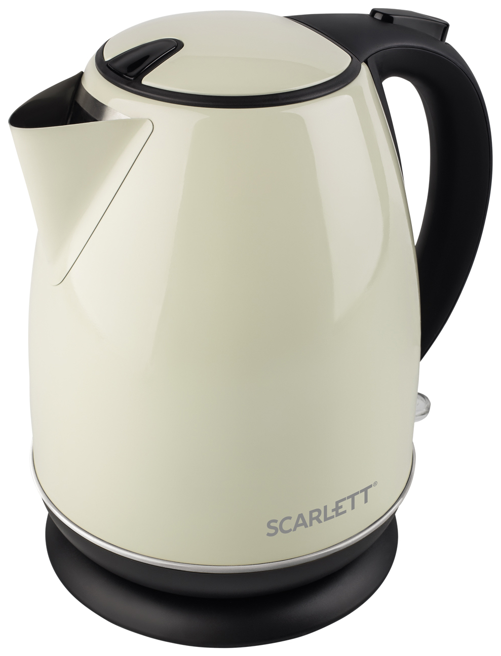 фото Чайник электрический scarlett sc-ek21s54 black/ivory