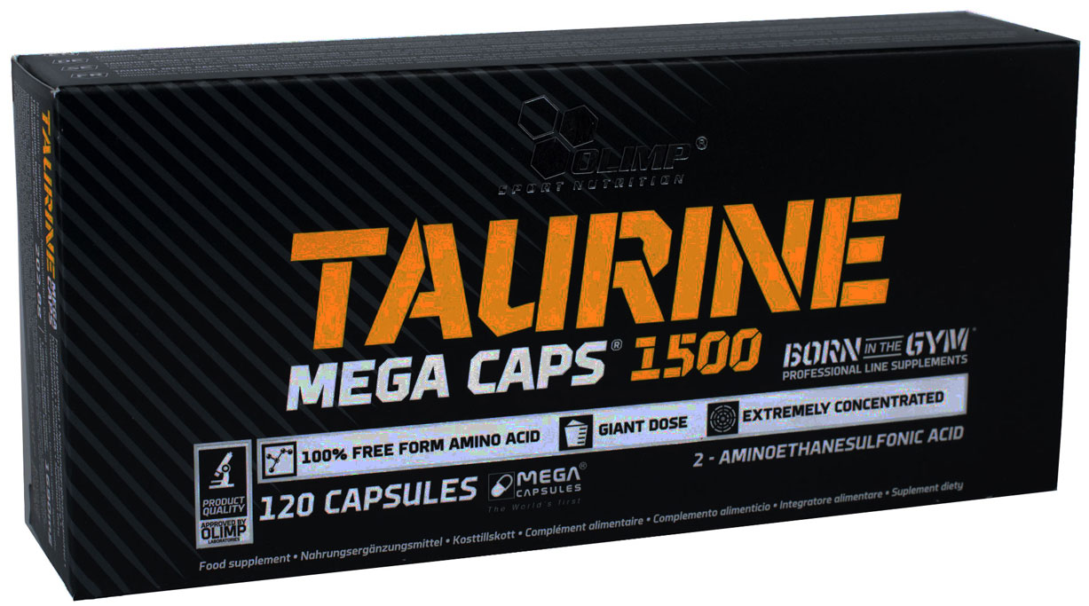 Taurine Mega Caps Olimp, 120 капсул